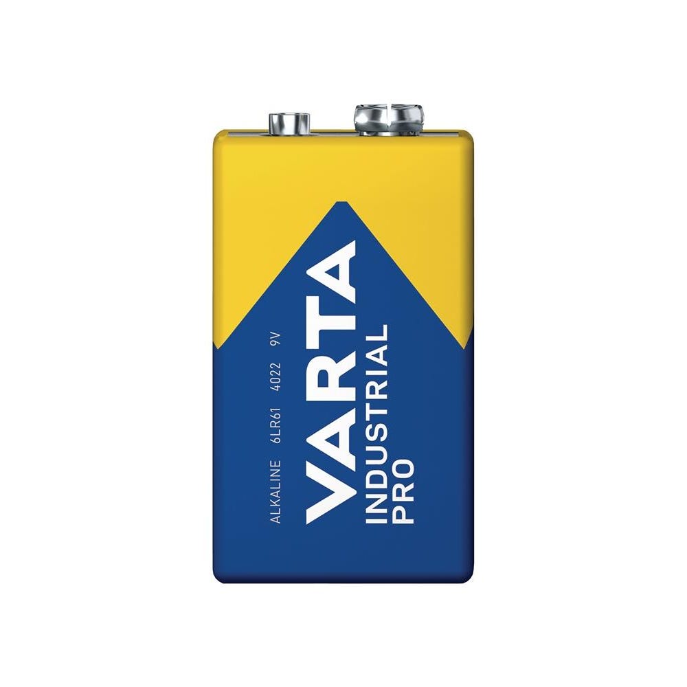 Pack de 20 Piles 6LR61 9V VARTA Industrial Pro 5
