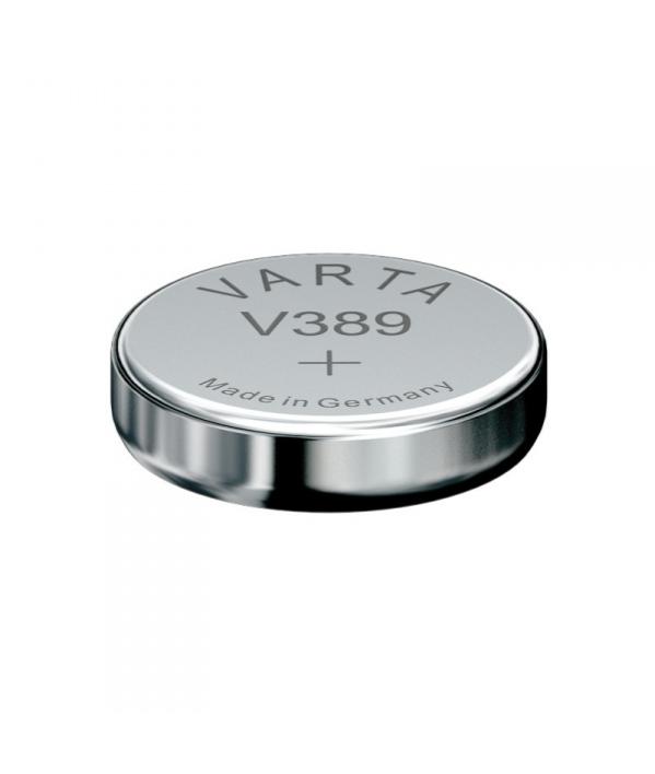 Pile bouton oxyde d'argent VARTA V 389
