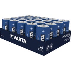 Pack de 20 Piles LR14 C VARTA Industrial Pro 4