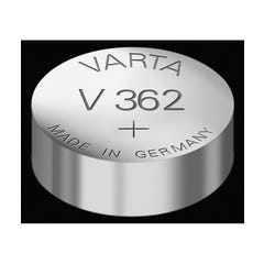 Pile bouton oxyde d'argent VARTA V 362 1