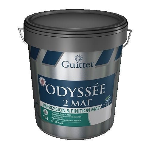 Odyssee 2 Mat Blanc 15l - Impression Et Finition Mat - Guittet 0