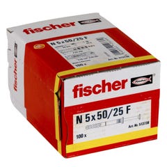 Fischer Cheville à frapper 50 mm 5 mm 513738 100 pc(s) 1