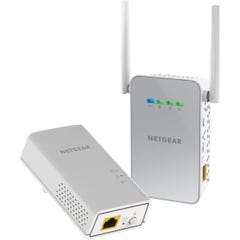 CPL Wifi NETGEAR PLW1000 Pack de 2 : 1 Filaire + 1 WIFI 0