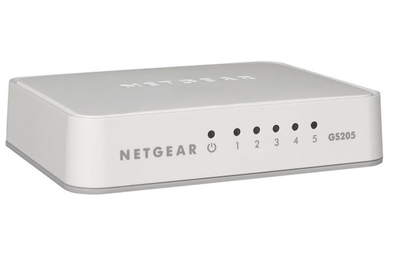 Switch Ethernet NETGEAR 5 Ports RJ45 Gigabit GS205