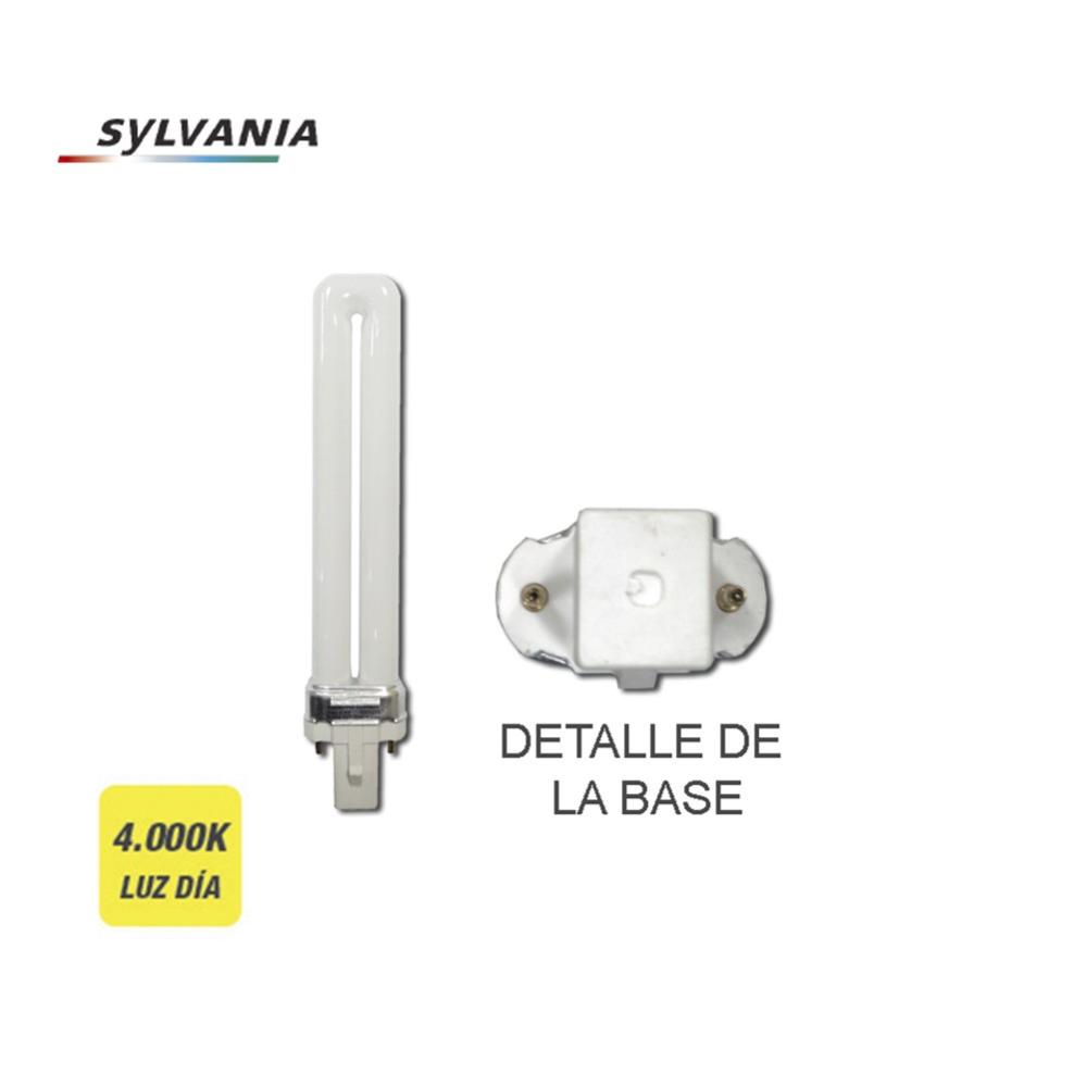 Ampoule SYLVANIA basse consommation - 600 Lumens - 4000 K - G23 - 9W