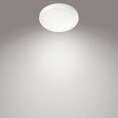 Plafonnier Salle de bain PHILIPS - EyeComfort - 22 cm - 6 W - 640 lumens - 4000K - Blanc - 93539 5