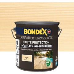Saturateur pour bois protection extreme terrasse et caillebotis incolore 2,5L Bondex 1