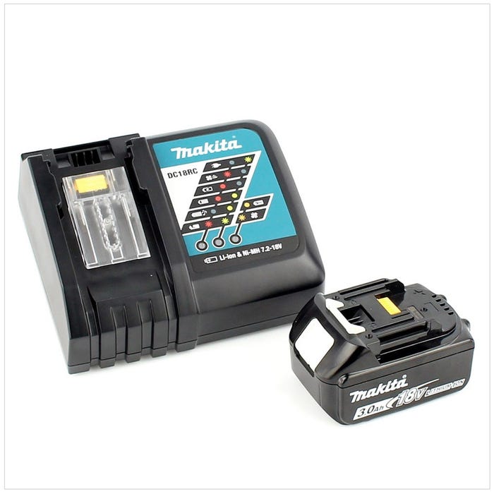 Makita DJR 183 RF1J Scie récipro sans fil 18V + 1x Batterie 3,0Ah + Chargeur + Makpac 3