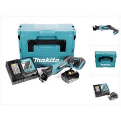 Makita DJR 183 RF1J Scie récipro sans fil 18V + 1x Batterie 3,0Ah + Chargeur + Makpac 4