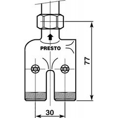 Robinet pré-mélangeur monobloc - avec clapets anti-retour - M 1/2' - Presto 2