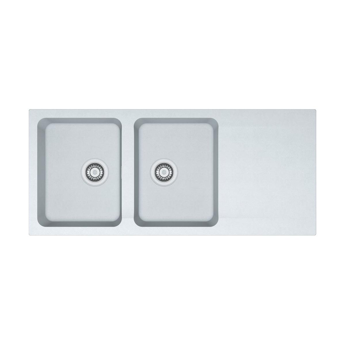Evier Franke Orion Tectonite Oid621 - Blanc Artic (moucheté)