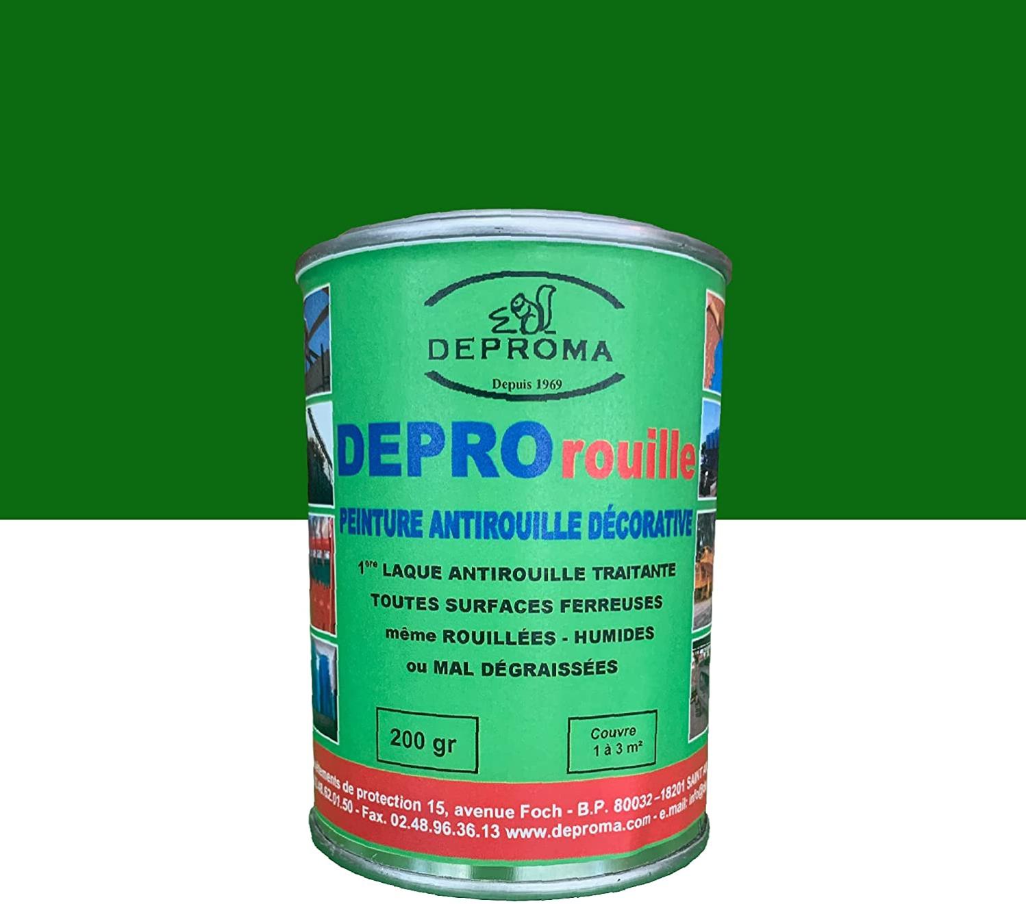 Peinture antirouille Vert - Depro Rouille Vert Foret 200gr