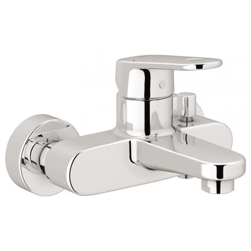 Mitigeur bain/douche mural EUROPLUS avec raccord en S - GROHE - 33553002