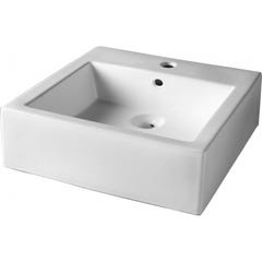 Vasque à poser 47x47cm- contemporaine blanche 1