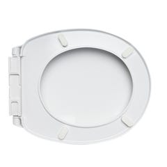 Abattant WC blanc forme ovale NF - Océan 2
