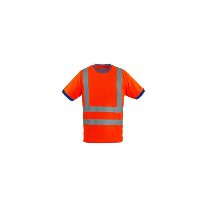 T-shirt YARD MC, orange HV - COVERGUARD - Taille L 0