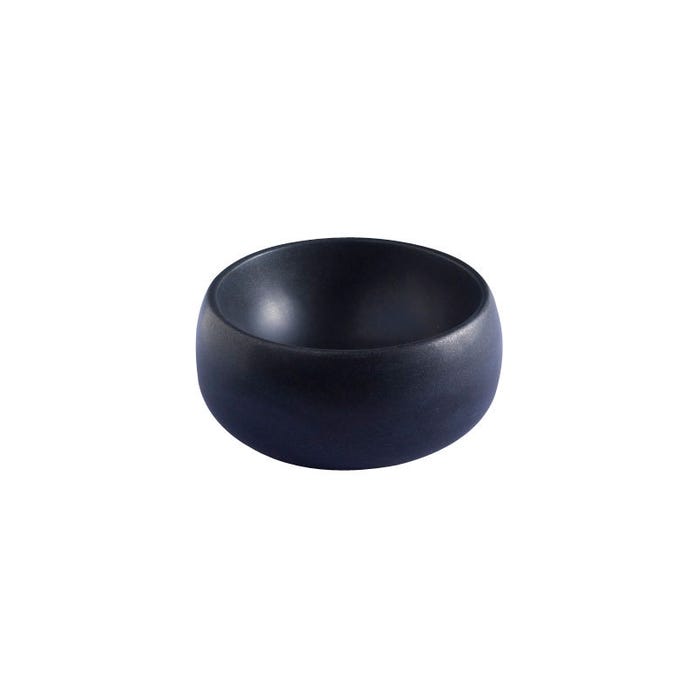 Vasque à poser bol en pierre noire absolue et forme de bol 1