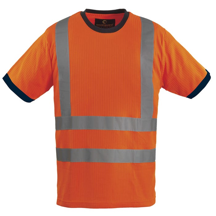 T-shirt YARD MC, orange HV - COVERGUARD - Taille XL 1