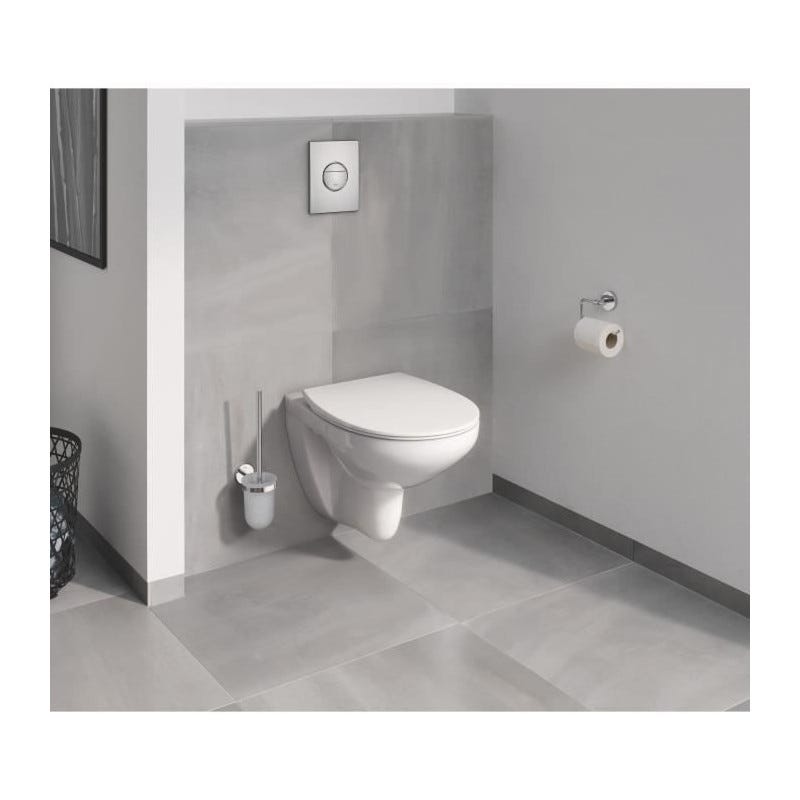 WC suspendu blanc sortie horizontale Bau Céramique 39427000 Grohe 3