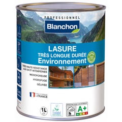 Lasure Blanchon Bois Environnement - 1 litre - Gris glacier 0