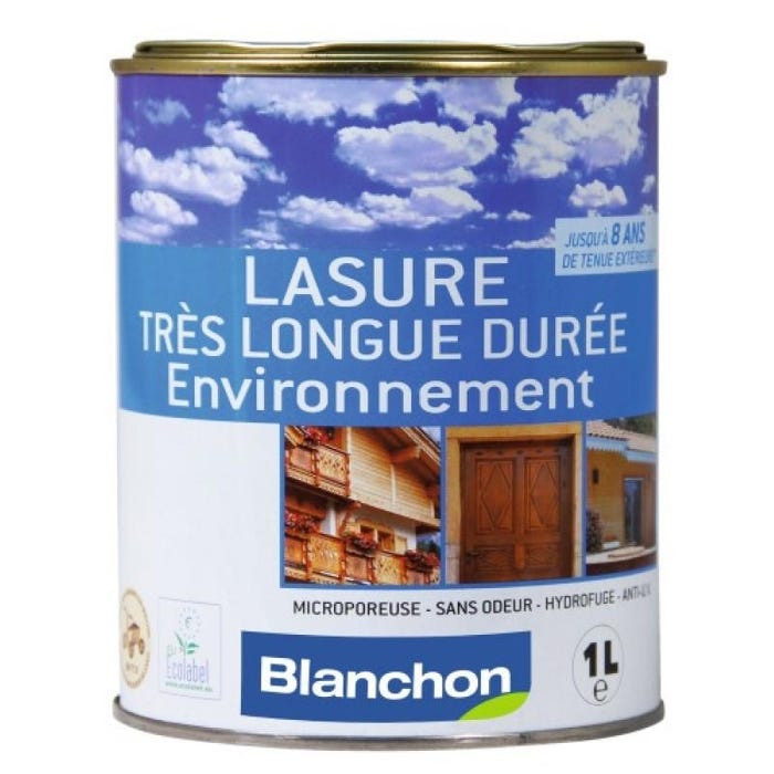 Lasure Blanchon Bois Environnement - 1 litre - Chêne moyen 6