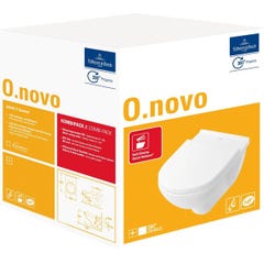 Villeroy & Boch O.novo WC suspendu 56x36cm abattant softclose Blanc 1