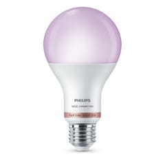 Ampoule LED standard connectée PHILIPS - WIZ - EyeComfort - multicolore - 13W - 1520 lumens - E27 - 93206 4