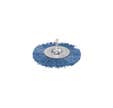 Brosse circulaire nylon bleu SCID - Diamètre 75 mm