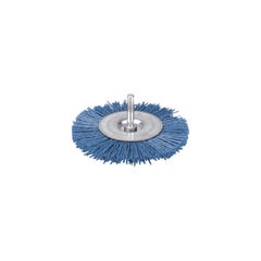 Brosse circulaire nylon bleu SCID - Diamètre 75 mm 0