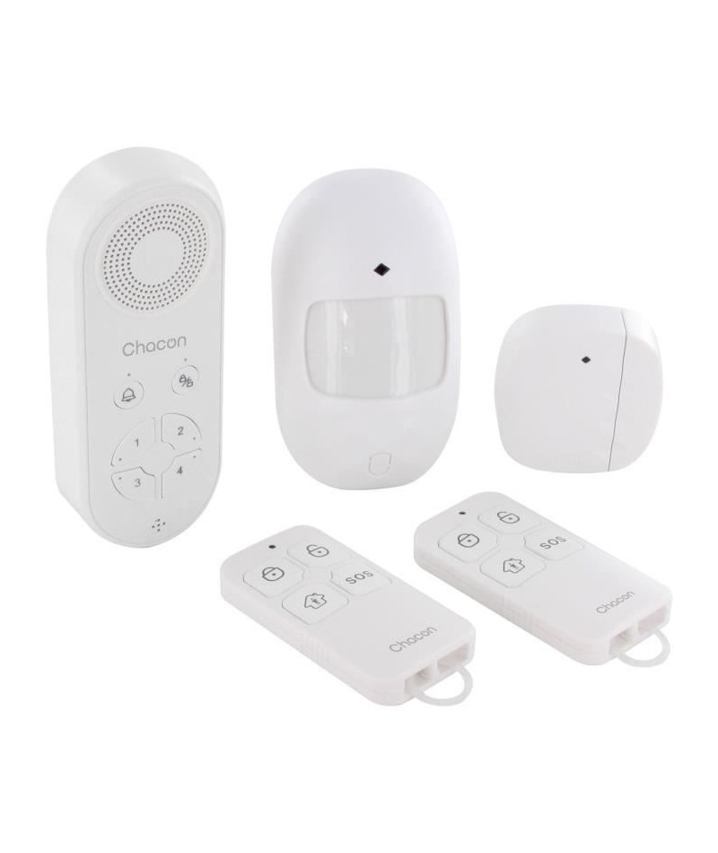 Chacon Kit alarme sans fil avec avertisseur vocal