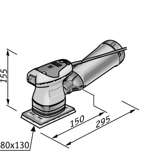 Ponceuse orbitale avec régulation de régime en kit ose 80-2 set flex - en l-boxx avec accessoires - 429848 3
