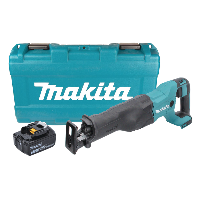 Makita DJR 186 T1K 18 V Li-Ion Scie récipro sans fil avec Boîtier de transport + 1x Batterie BL 1850 5,0 Ah, sans Chargeur 0