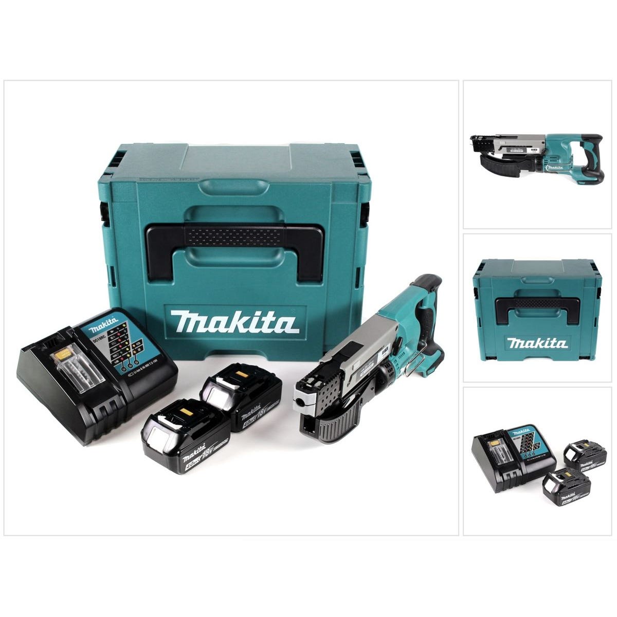Visseuse automatique 18V + 2 batteries 5Ah + chargeur + coffret MAKPAC - MAKITA - DFR550RTJ 4
