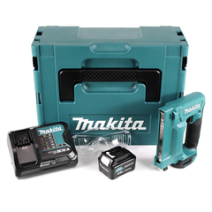 Makita ST 113 DSMJ Agrafeuse ultra maniable sans fil, 10,8V Li-Ion + Coffret de transport Makpac 2 + 1x Batterie 4,0Ah + Chargeur 0