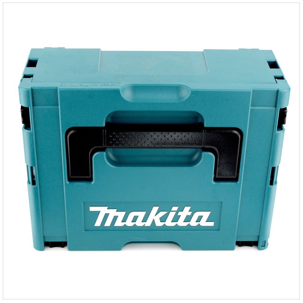 Makita DGA 504 Y1J-P 18 V Meuleuse sans fil Ø 125 mm avec boîtier MAKPAC + 1x Batterie BL1820 2 Ah + Chargeur DC18RC 2