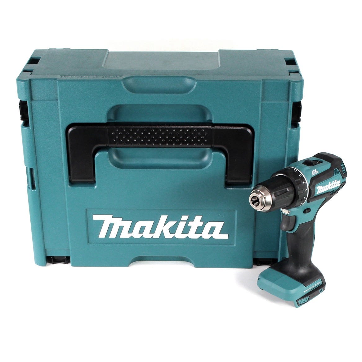 Makita DDF 485 ZJ 18 V Li-Ion Perceuse visseuse sans fil Brushless 13 mm + Coffret MakPac - sans Batterie, sans Chargeur 0