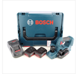 Bosch GHO Raboteuse sans fil 18V 82mm + 2x Batteries 5,0Ah + Chargeur + Coffret de transport L-Boxx