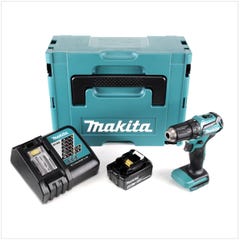 Makita DDF 483 RM1J 18 V Li-Ion Perceuse visseuse sans fil avec boîtier Makpac + 1x Batterie BL 1840 4,0 Ah + Chargeur DC18RC 0