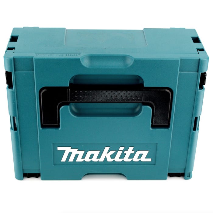Makita DGD 800 RT1J 18 V Li-Ion Meuleuse droite sans fil en Coffret Makpac + 2x Batteries 4,0 Ah + Chargeur 2