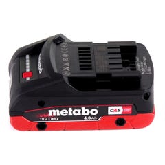 Metabo Basis Set 18V - 1x Batterie LiHD 4,0Ah ( 625367000 ) + Chargeur ASC 55 ( 627044000 ) 1