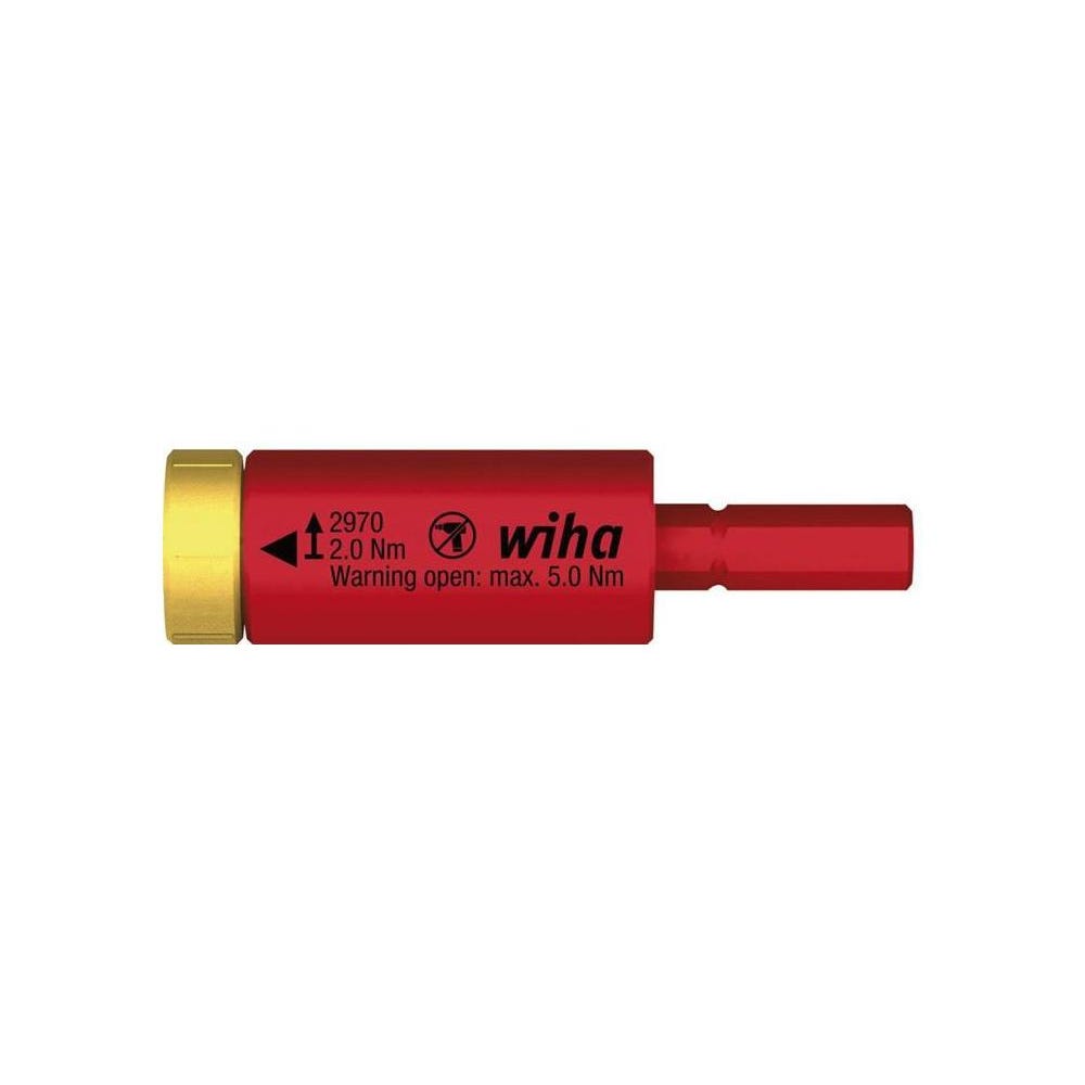 Wiha Adaptateur dynamométrique easyTorque électrique pour embouts slimBits et étui slimVario® sous blister ( 41342 ) 6
