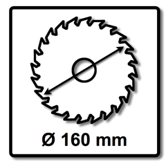 Bosch Lame de scie circulaire Expert for Wood 160 x 20 x 2,2 mm 24 dents ( 2608644016 ) 1