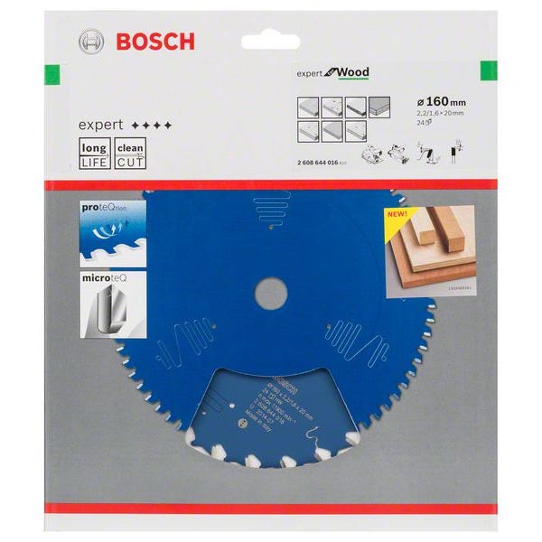 Bosch Lame de scie circulaire Expert for Wood 160 x 20 x 2,2 mm 24 dents ( 2608644016 ) 6