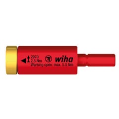 Wiha Adaptateur de couple Easy Torque 2,5 Nm pour slimBits