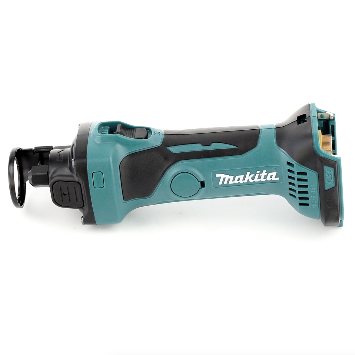 Makita DCO 180 RT1J Affleureuse plaque de plâtre 18V avec boîtier MAKPAC + 1 x Batteire 5,0 Ah + Chargeur