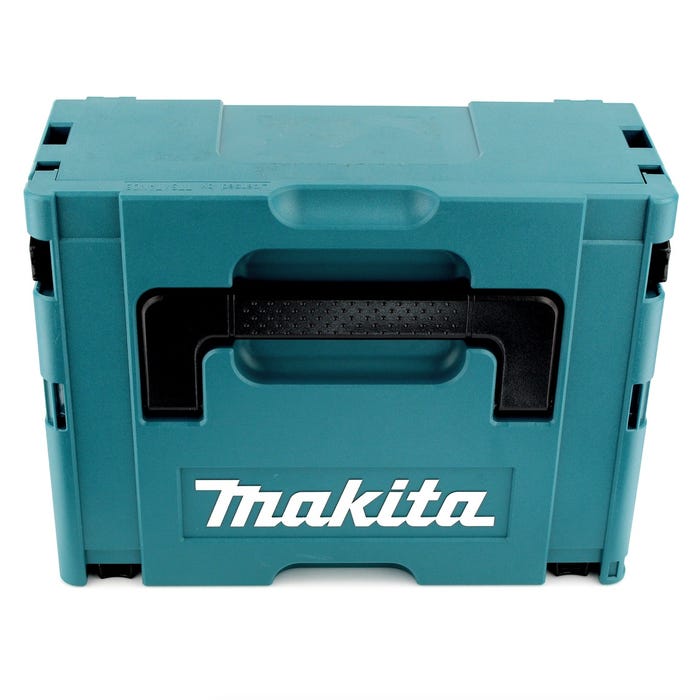 Makita DCO 180 RT1J Affleureuse plaque de plâtre 18V avec boîtier MAKPAC + 1 x Batteire 5,0 Ah + Chargeur 2