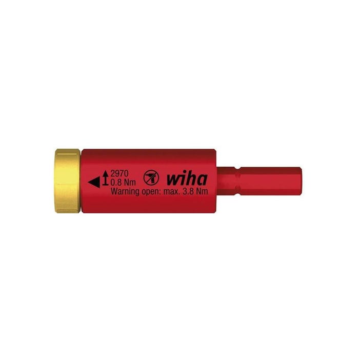 Wiha Adaptateur de couple Easy Torque 0,8 Nm pour slimBits 5