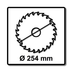Bosch Lame de scie circulaire Expert for Wood 254 x 1,6 x 30 mm - 60 dents pour bois ( 2608644526 ) 1