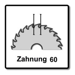 Bosch Lame de scie circulaire Expert for Wood 254 x 1,6 x 30 mm - 60 dents pour bois ( 2608644526 ) 2