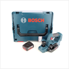 Bosch GHO Raboteuse sans fil 18V 82mm + 1x Batterie 5,0Ah + Coffret de transport L-Boxx - sans Chargeur 0